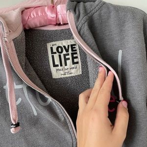 Peace Love World Hoodie